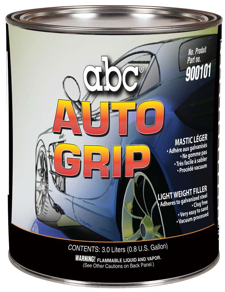 Remplisseur de carrosserie ABC Auto Grip, gallon